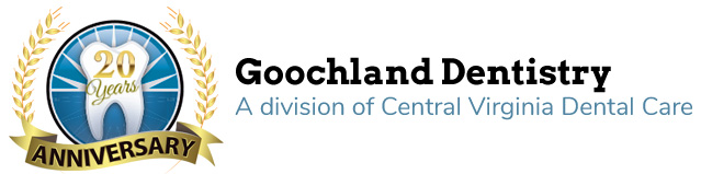 Goochland Dentistry 20th Anniversary Logo