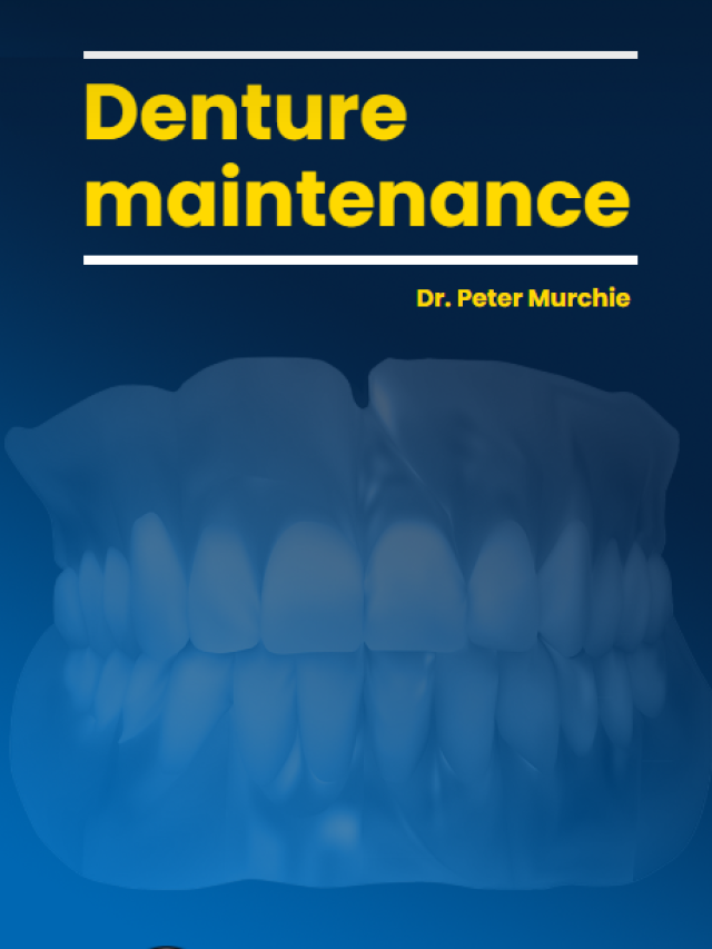 Denture maintenance tips